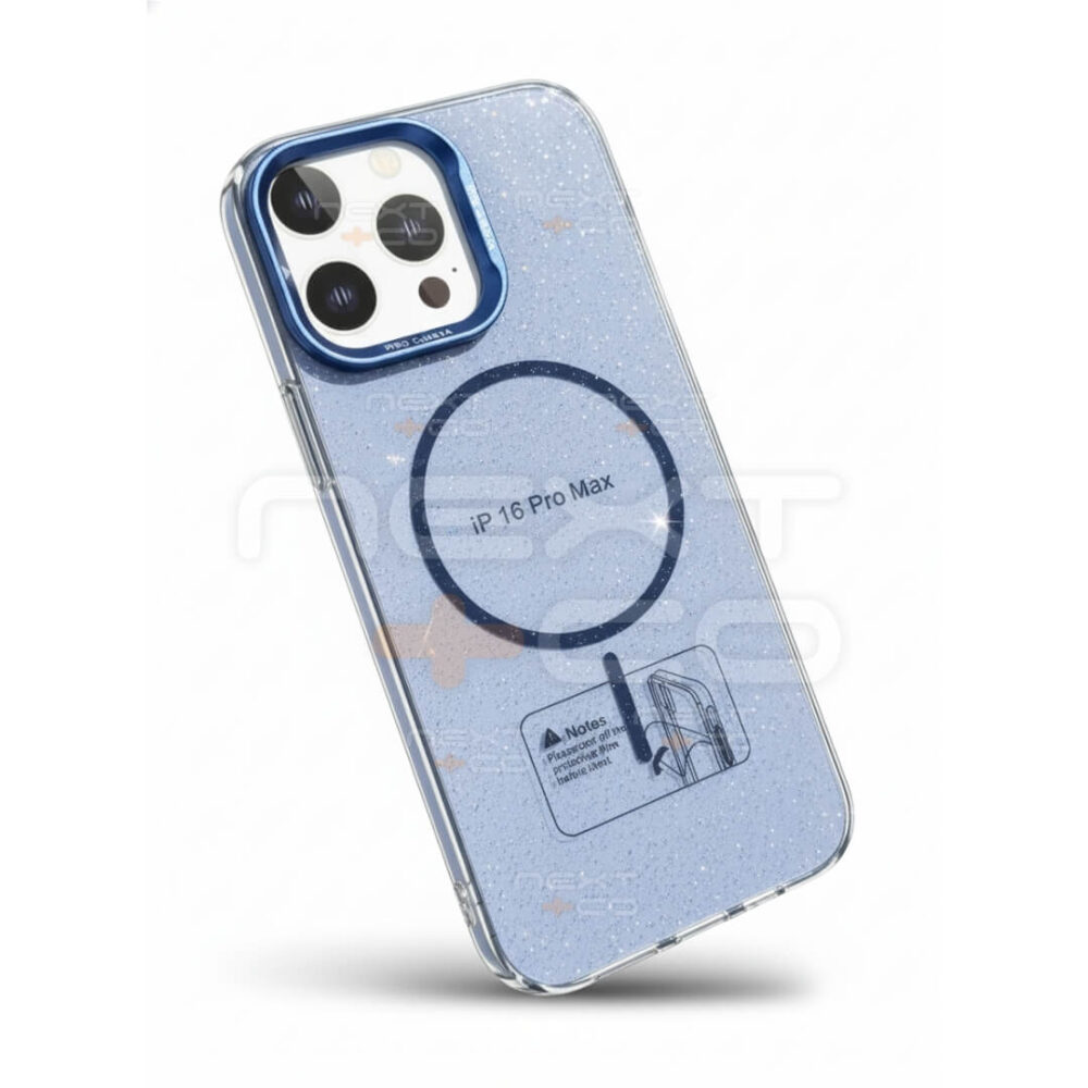 Estuche MagSafe Pro Camara Iphone 16 Pro Max Azul