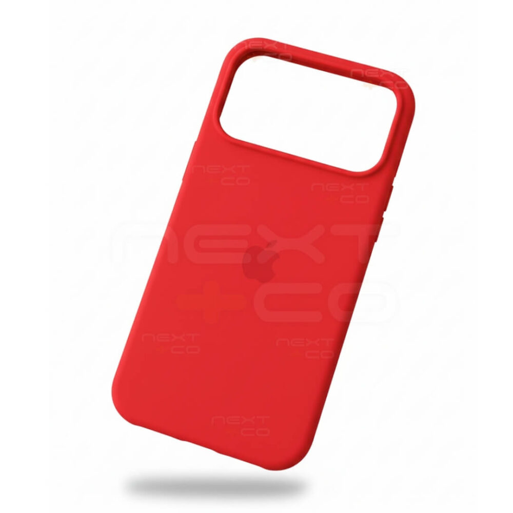Estuche Silicon Iphone 17 Pro Max Rojo