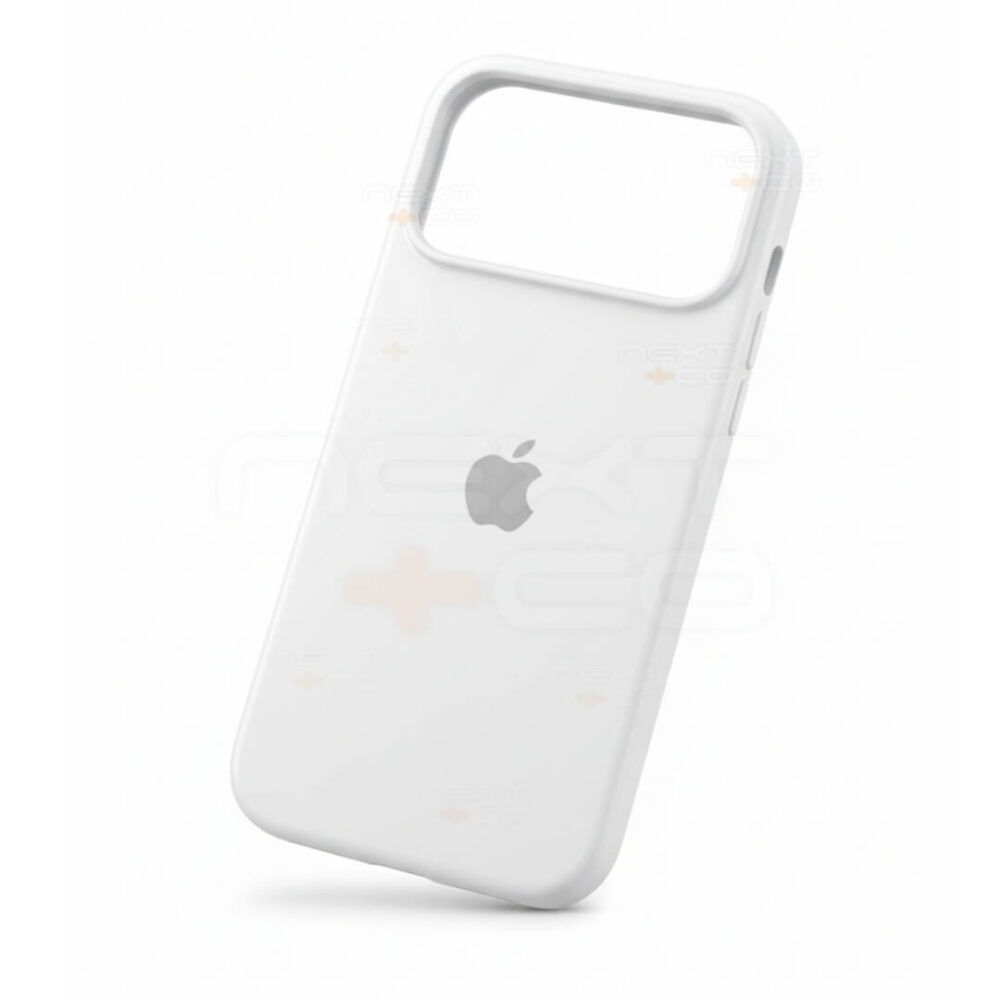 Estuche Silicon Iphone 17 Pro Max Blanco