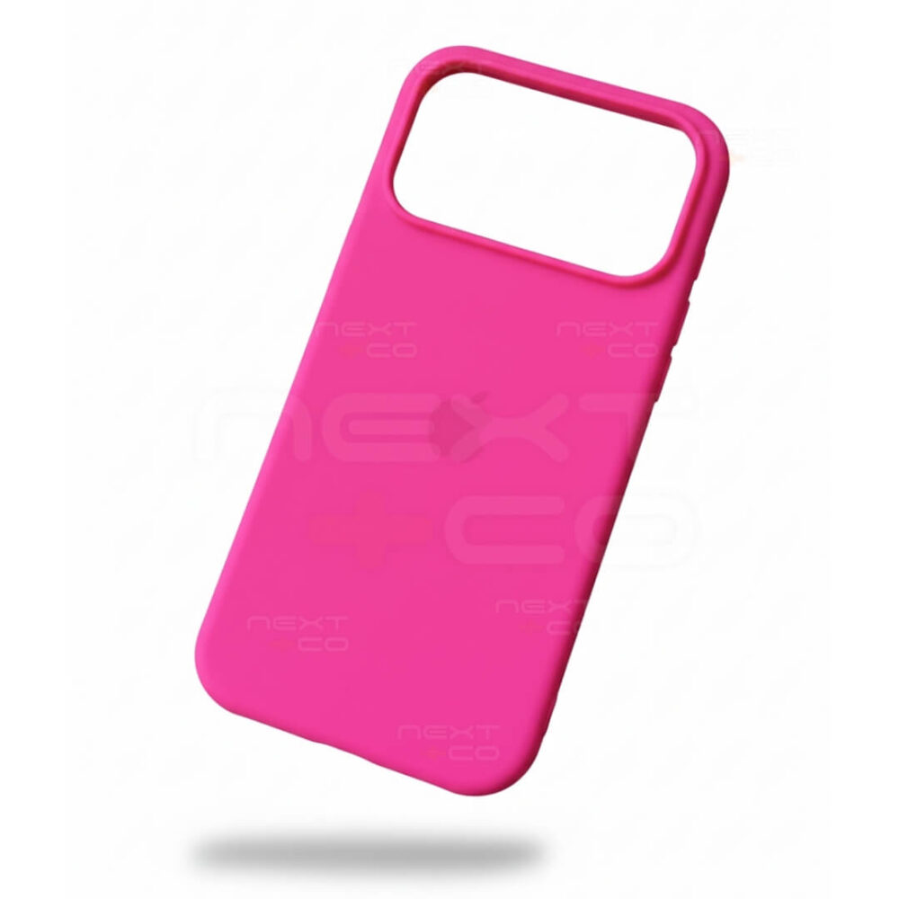 Estuche Silicon Iphone 17 Pro Max Fucsia Neon
