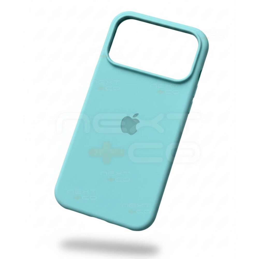 Estuche Silicon Iphone 17 Pro Max Turquesa