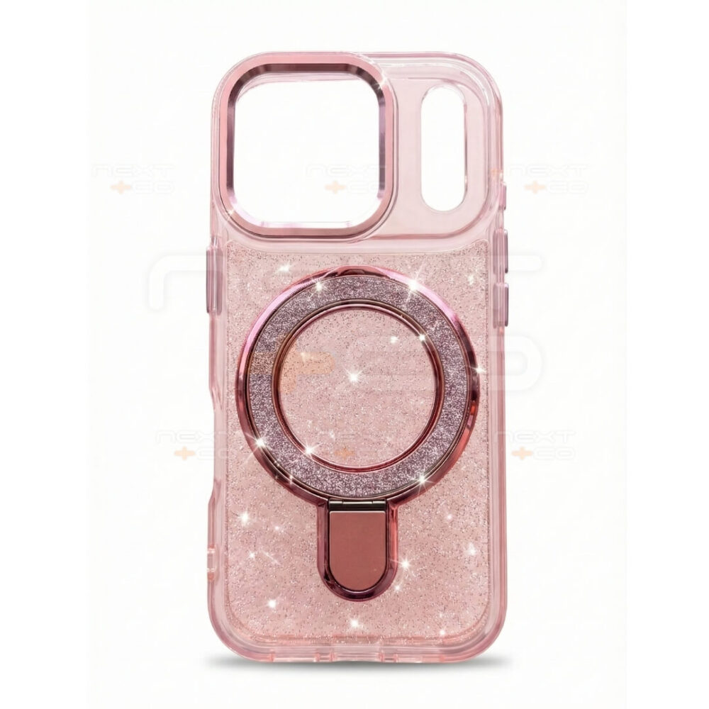 Estuche Escarchado Unique MagSafe Iphone 17 Pro Max Rosa