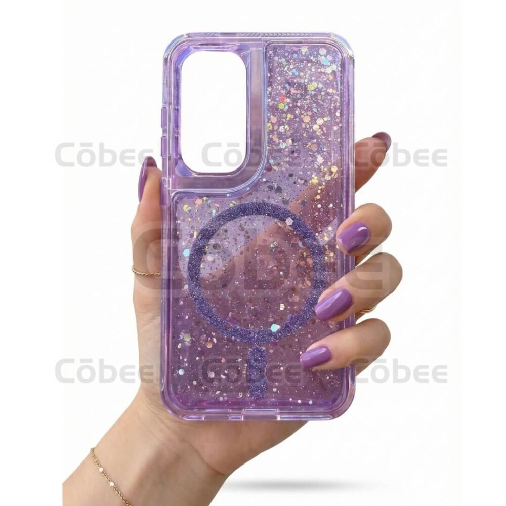 Estuche SOM Escarcha MagSafe Samsung S25 Morado