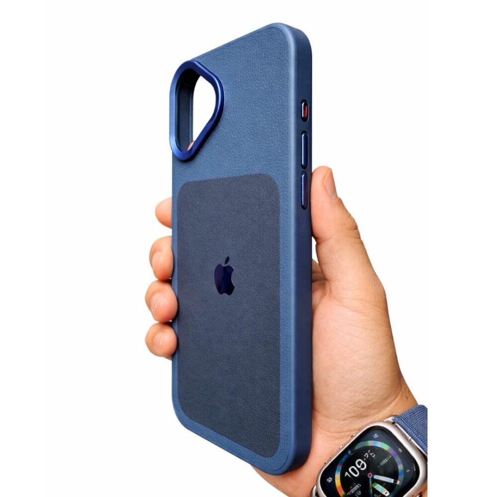 Estuche MagSafe Vegano Iphone 17 Azul