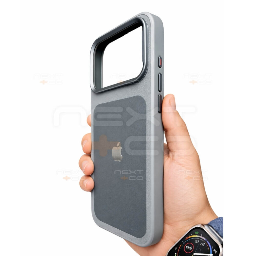 Estuche MagSafe Vegano Iphone 17 Pro Gris