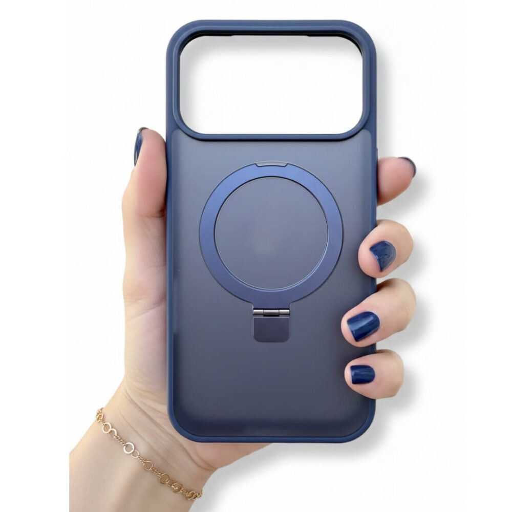 Estuche Fash Revo MagSafe Soporte Iphone 17 Pro Azul