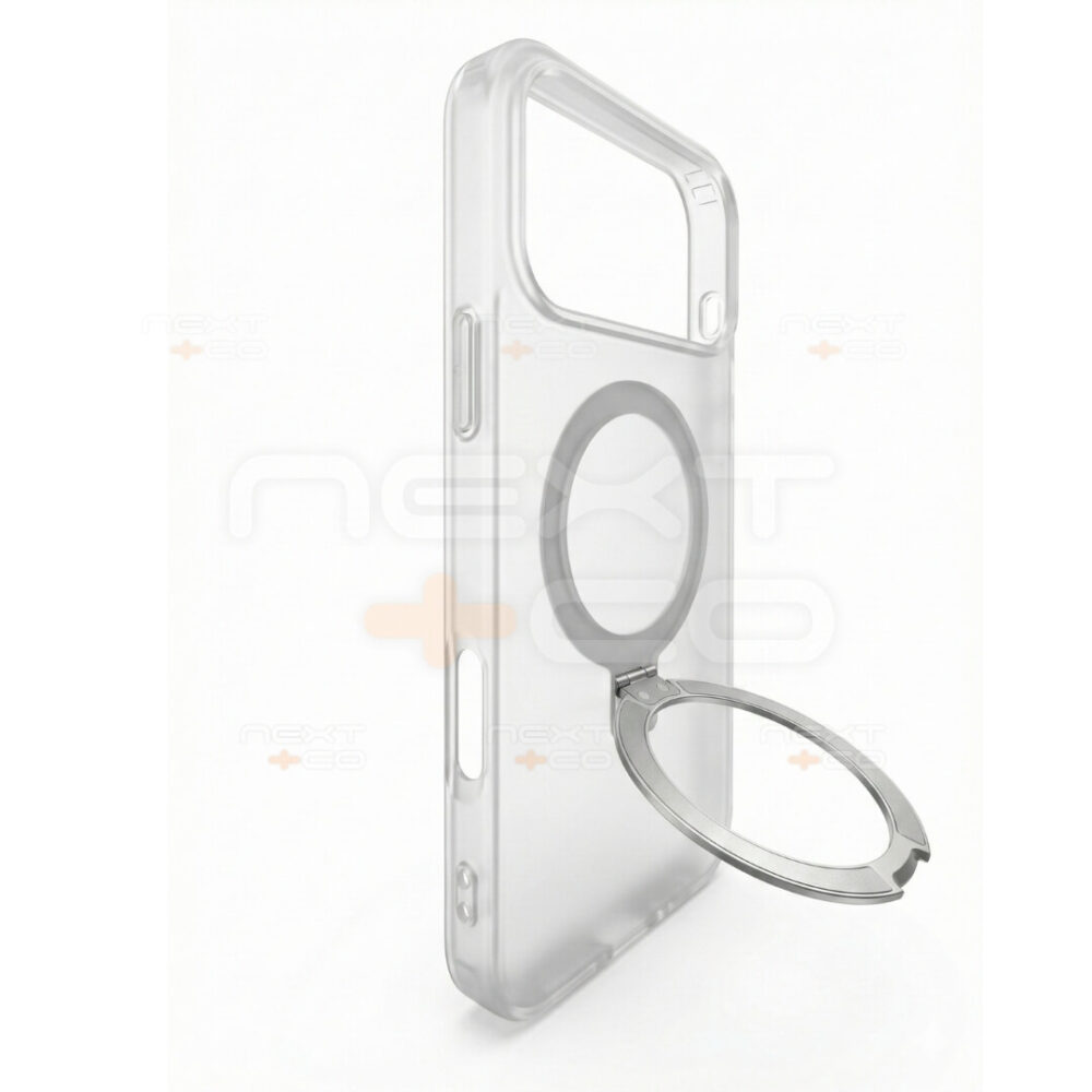 Estuche Fash Revo MagSafe Soporte Iphone 17 Pro Transparente