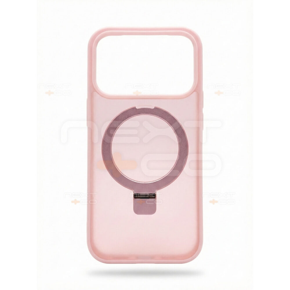 Estuche Fash Revo MagSafe Soporte Iphone 17 Pro Rosa