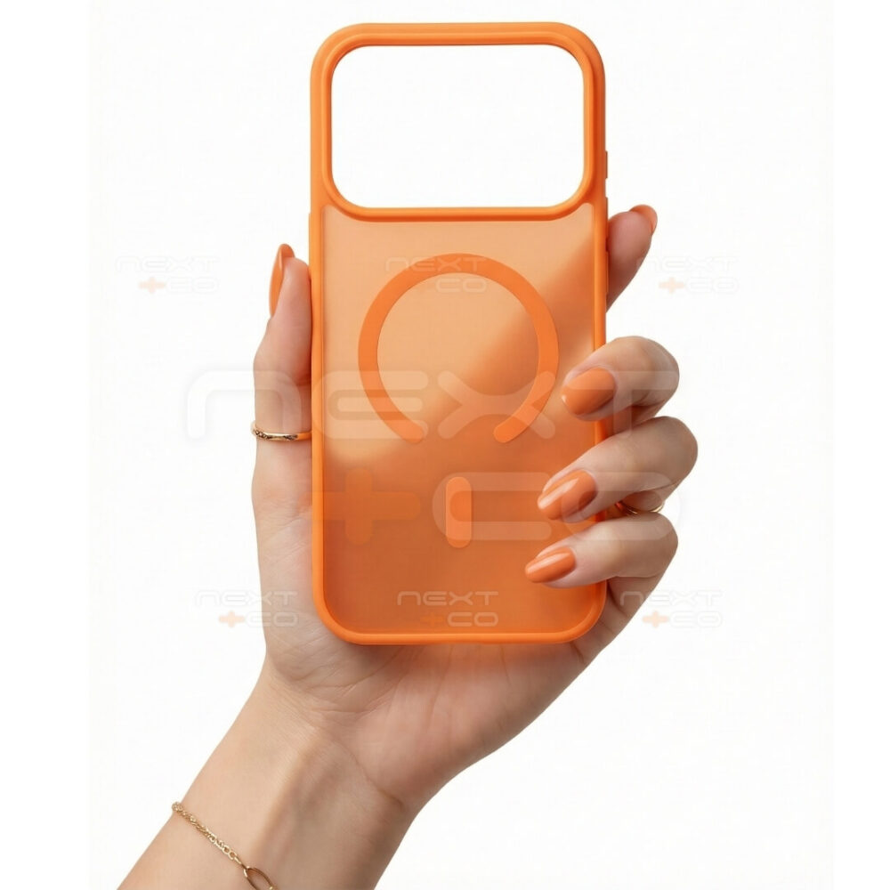 Estuche Fash Revo MagSafe Iphone 17 Pro Naranja