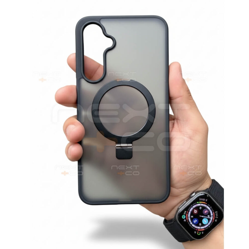 Estuche Fash Revo MagSafe Soporte Samsung A55/A35 Negro