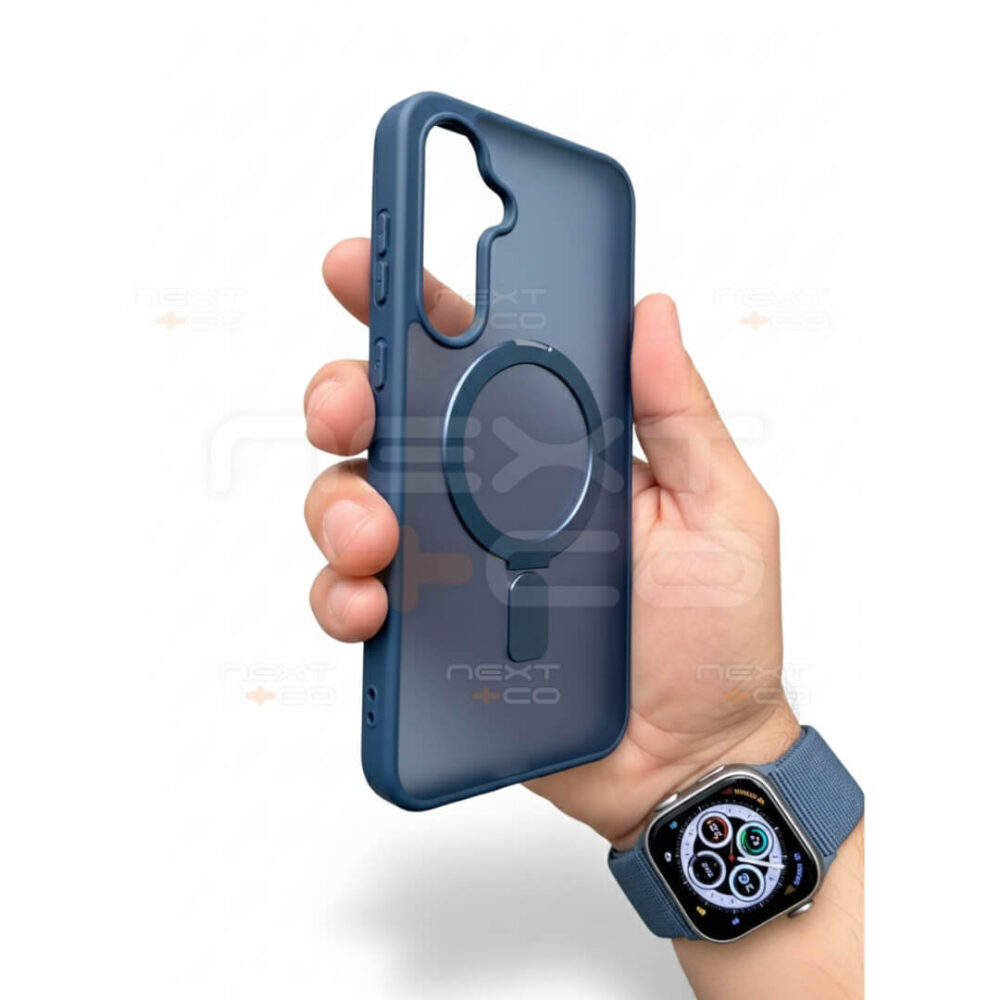 Estuche Fash Revo MagSafe Soporte Samsung A55/A35 Azul