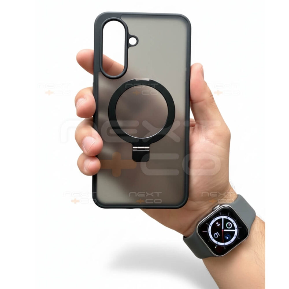 Estuche Fash Revo MagSafe Soporte Samsung A56/A36 Negro