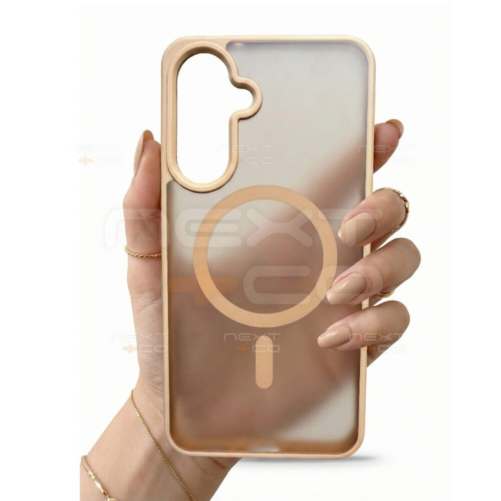 Estuche Fash Revo MagSafe Samsung A56/A36 Cafe