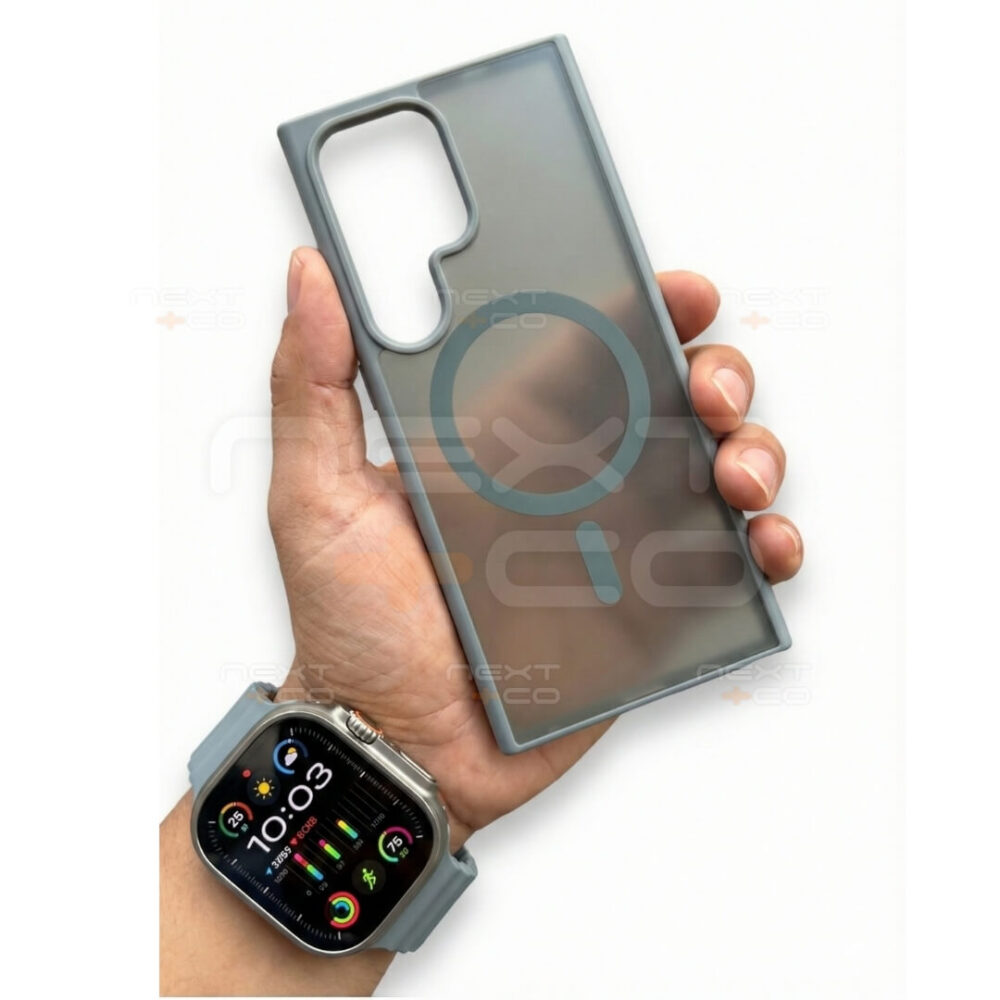 Estuche Fash Revo MagSafe Samsung S24 Ultra Gris