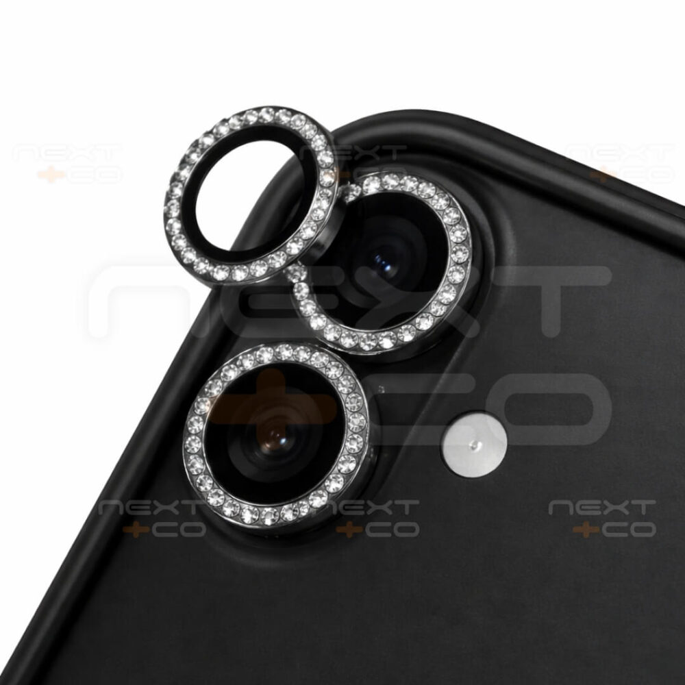 Protector de Camara Individual Diamantina Iphone 17 Negro