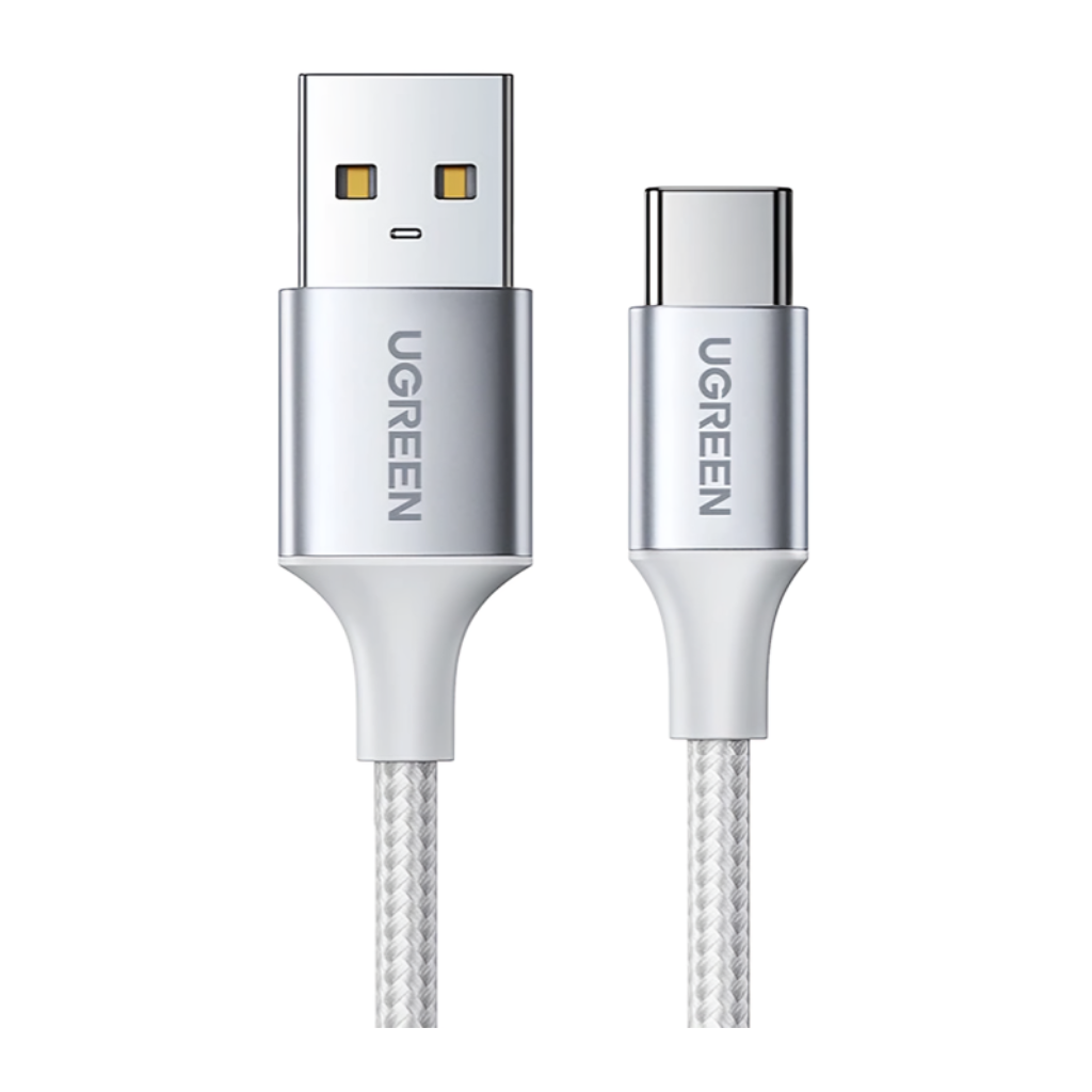 Cable Ugreen US288 USB-A 2.0 A USB-C 1.5 metros 60132 Blanco