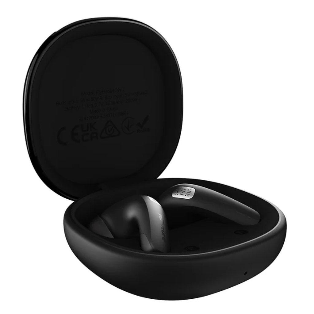 Audifono Hifuture Flybuds4 ANC Inalámbrico Bluetooth Con CANCelacion De Sonido Negro