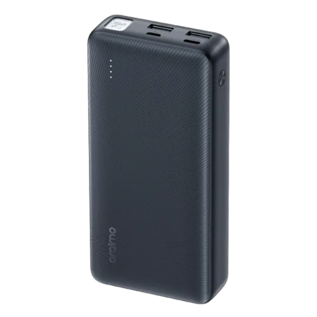 Bateria Emergencia Oraimo Traveler 12W 20000Mah 4 Puertos OPB-1201 Negro
